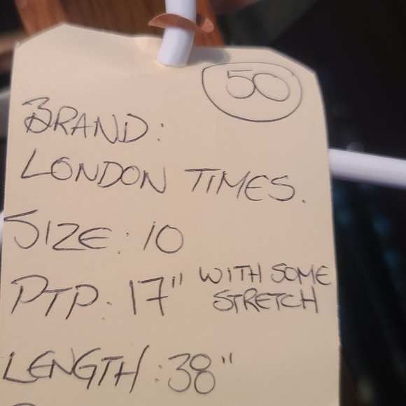 London Times Teal Layered Mini Dress - Picture 6 of 6